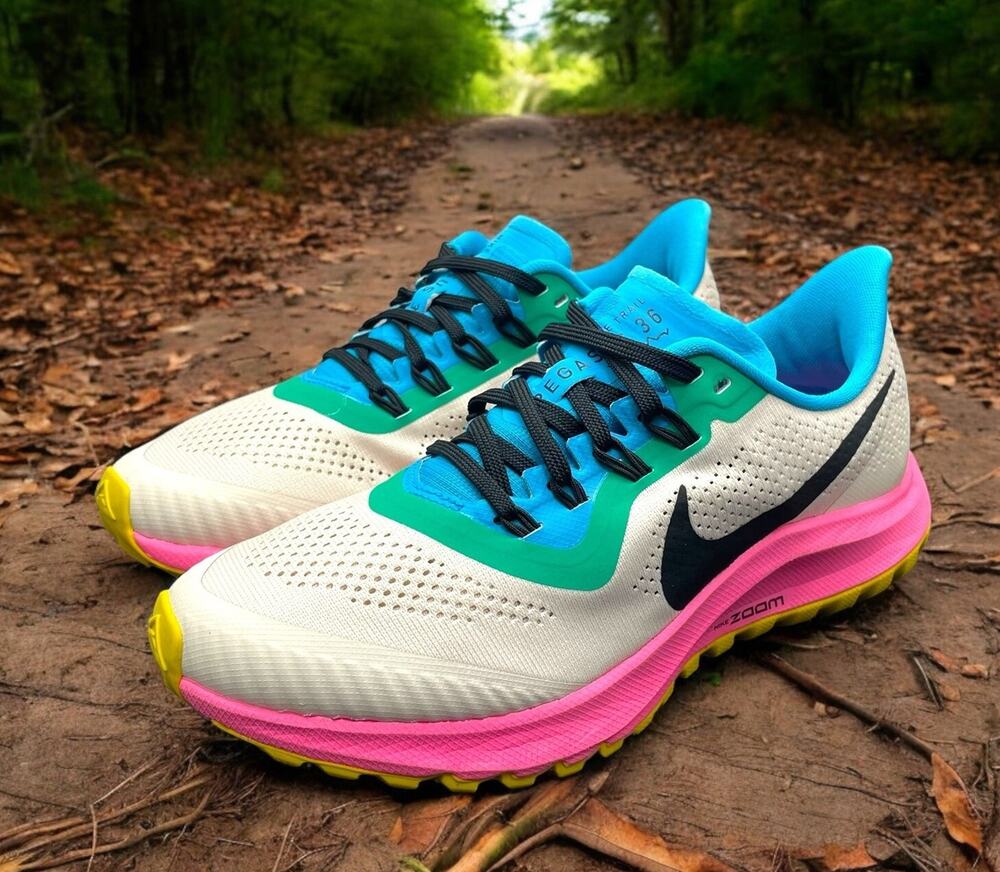 Nike Air Zoom Pegasus Trail Light Orewood Pink Blast Womens 6 Fast Ship